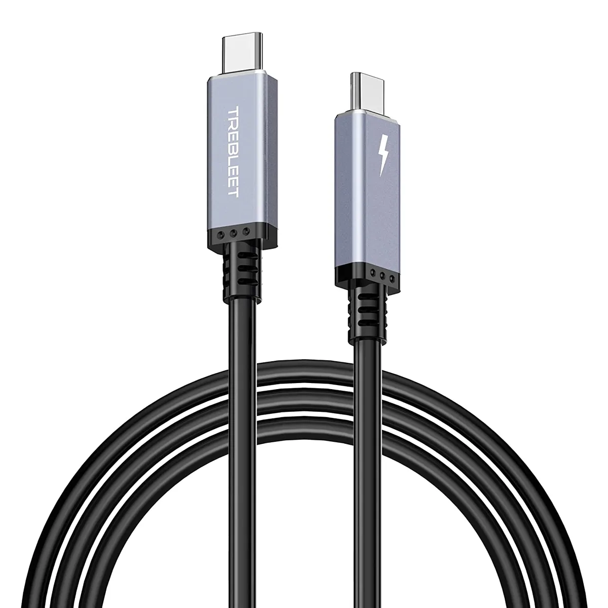 TREBLEET TREBLEET Thunderbolt cable 6.6ft 40Gbps 100W 5K 60Hz — product photo