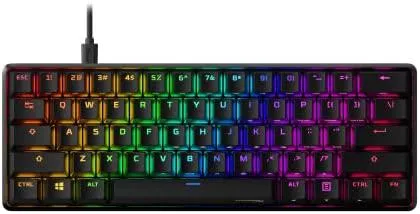 HyperX HyperX Alloy Origins 60 HX Aqua gaming keyboard — product photo