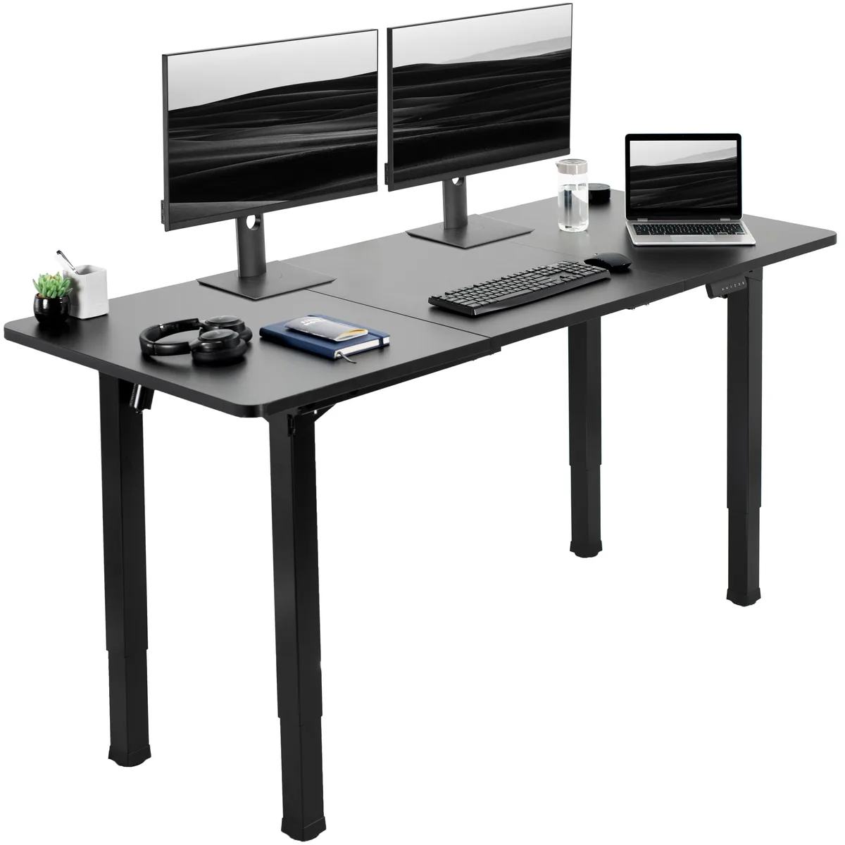 VIVO VIVO Electric Standing Desk 71 x 30 Black 220 lbs — product photo