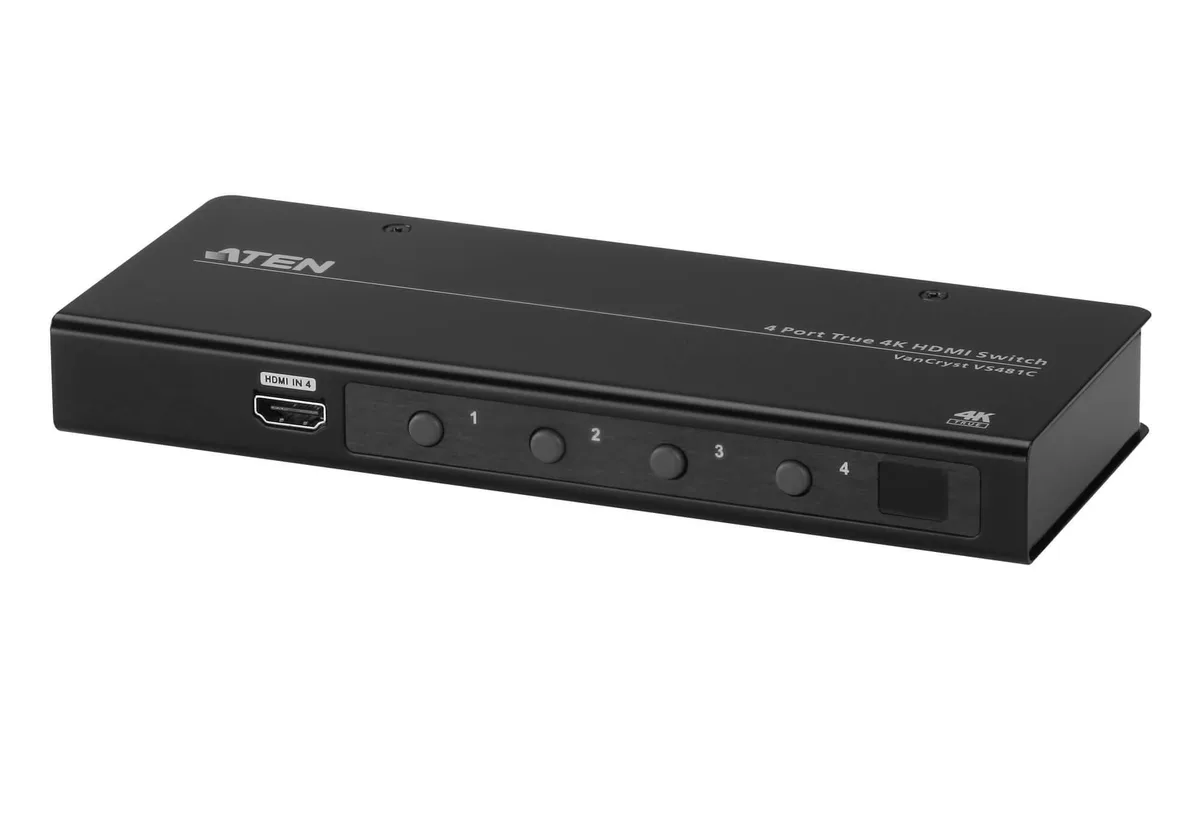ATEN TECHNOLOGIES ATEN TECHNOLOGIES VS481C 4-Port True 4K HDMI Switch — product photo