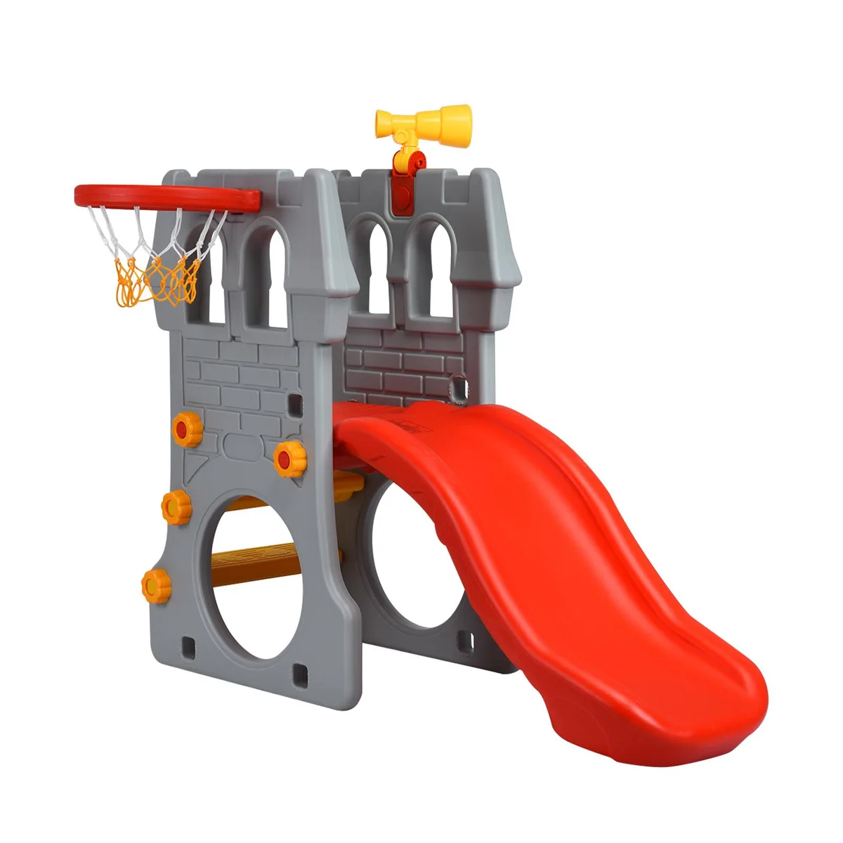 SlickBlue SlickBlue 5 in 1 Toddler Climber Slide Playset Grey — product photo