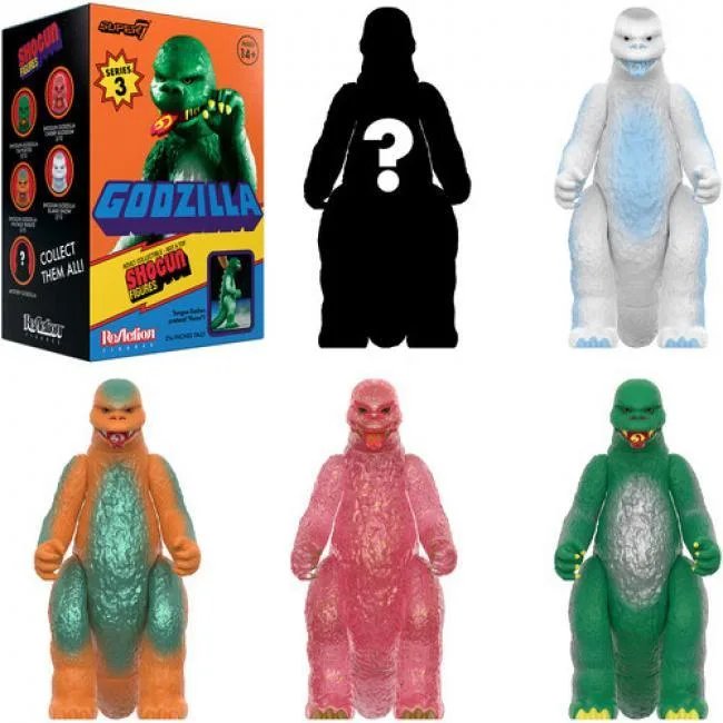 Super7 Super7 BB-TOHO-11547 Toho Reaction Blind Box Wave 9 Shogun V3 12pc Flat action figure — product photo