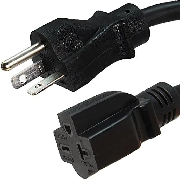 TAURKENAM TAURKENAM NEMA 6-20 Extension Power Cord 10 ft 20A 250V 12/3 SJT IBX-6153-10 Molded — product photo
