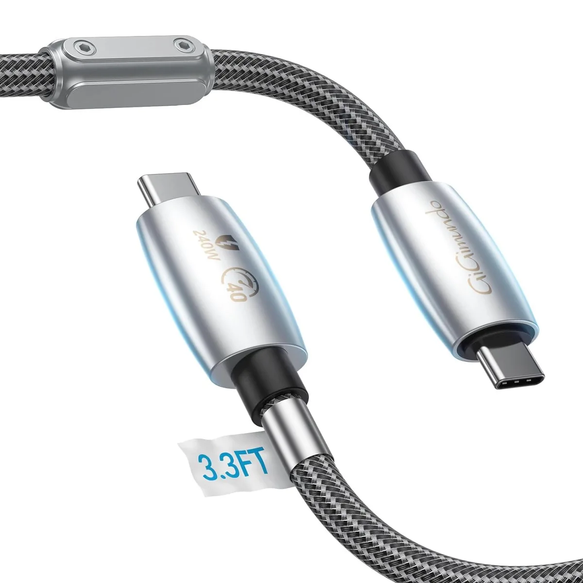 Yottamaster Yottamaster USB 4.0 Cable 3.3Ft 240W Thunderbolt 40Gbps 8K@60Hz — product photo