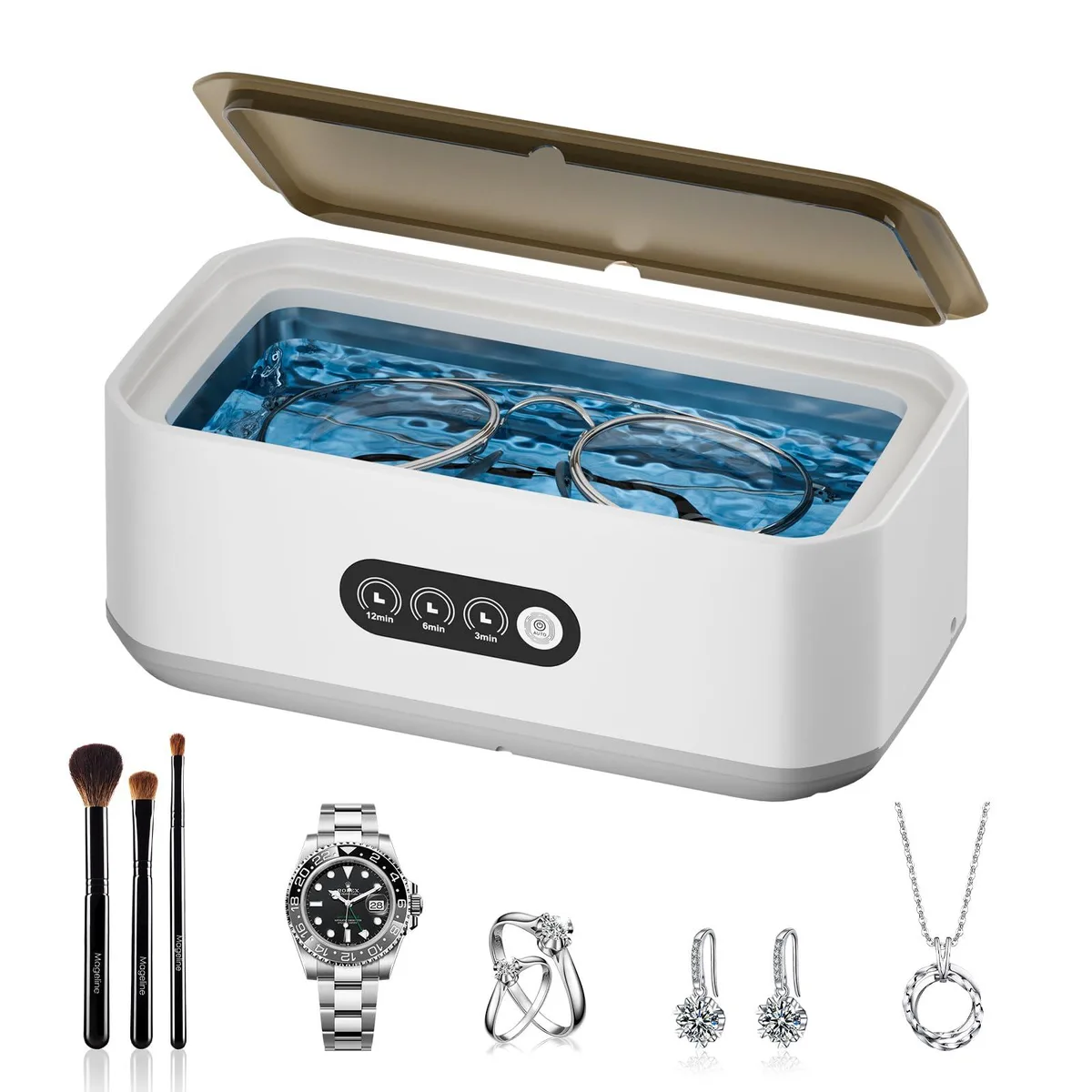 Metra 49000Hz Ultrasonic Cleaner 650ml 304 Stainless Steel 3 Modes — product photo