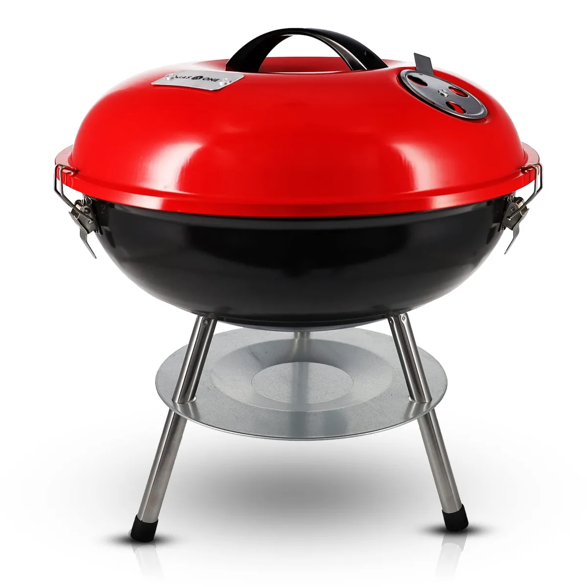  Gas One CG-14 14-inch Charcoal BBQ Grill Red — product photo