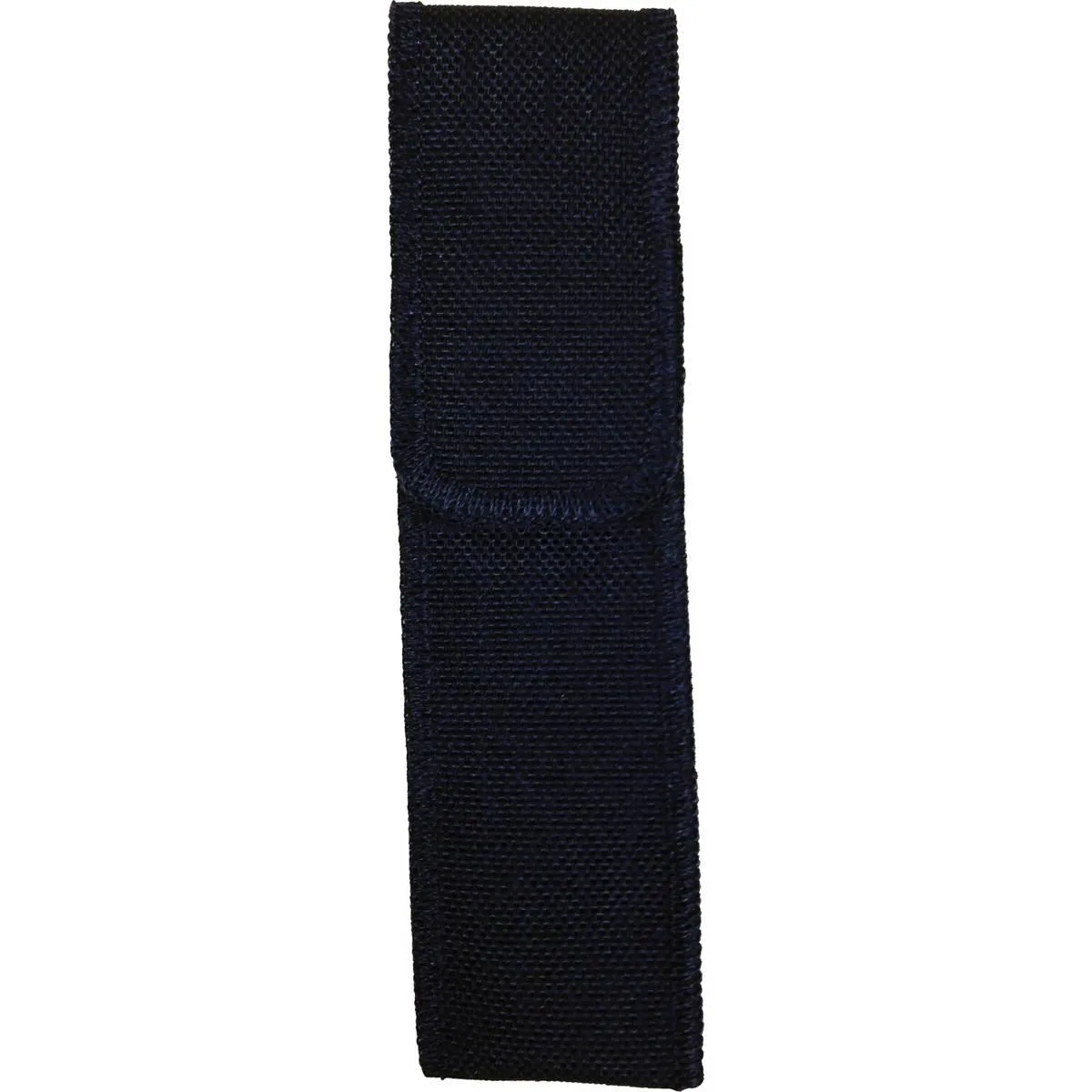Black nylon belt holster with full flap for AAA Mini Maglite