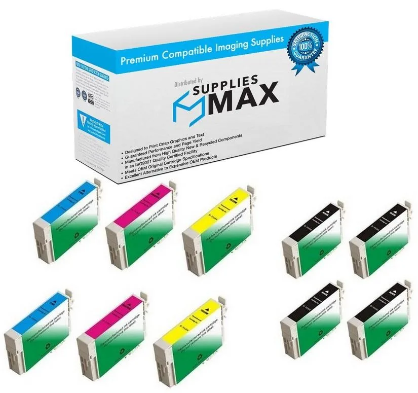 SuppliesMax SuppliesMax Inkjet Combo Pack T125120-4B2CS (4BK/2C/M/Y) — product photo