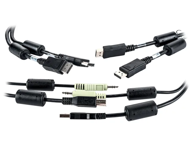Vertiv Vertiv CBL0106 KVM cable 6 ft dual DisplayPort USB audio 3.5 mm — product photo