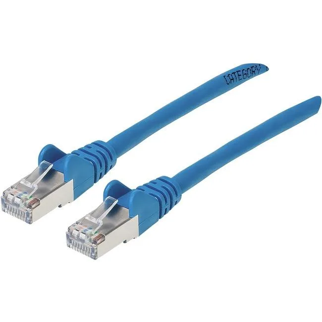 Intellinet Intellinet Cat6a S/FTP Patch Cable 14 ft Blue 10G 500 MHz 26 AWG — product photo