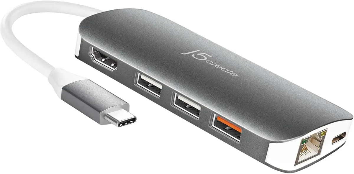 LORDWORLD LORDWORLD USB-C 9-in-1 Multi Adapter JCD383 usb display adapter — product photo