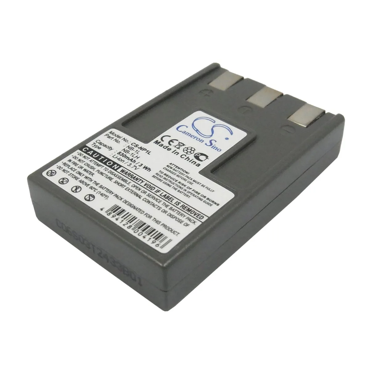 Cameron &amp; Co Cameron &amp; Co DS-CS-NP1L camera battery 3.7V 830mAh — product photo