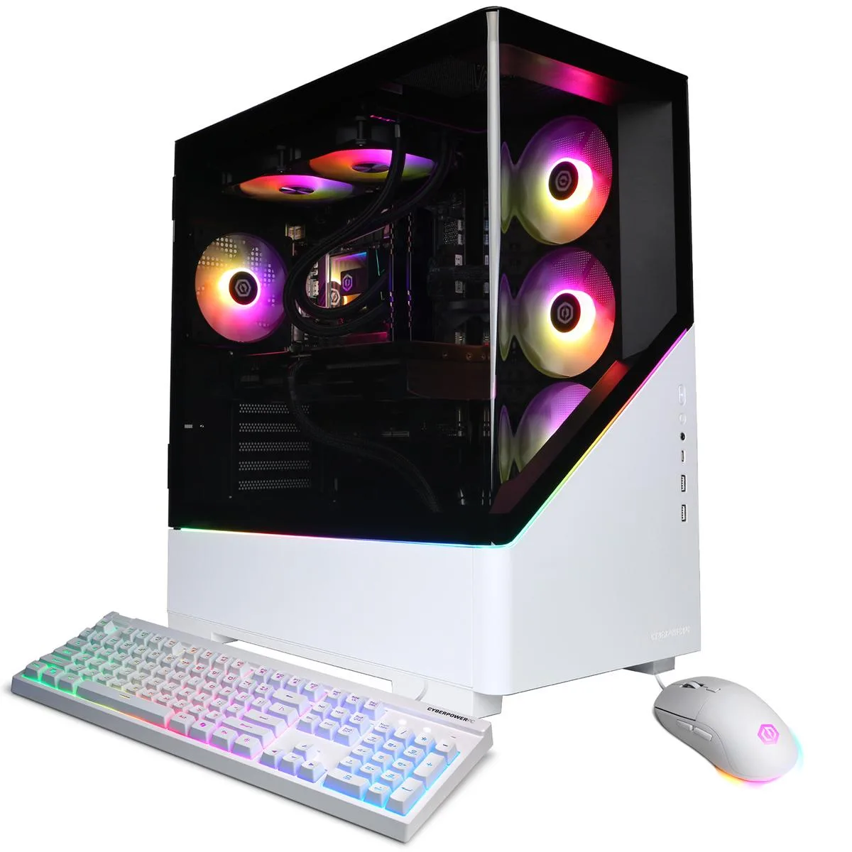 CyberpowerPC CyberpowerPC Gamer Supreme Intel Core Ultra 9 285 32GB 2TB RTX 5070 12GB White — product photo