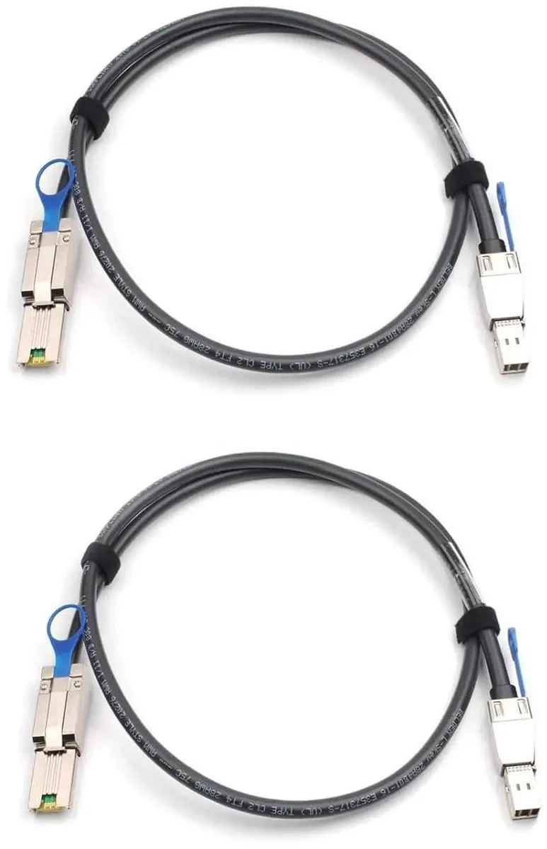 SMUGDESK SMUGDESK 2PCS Mini SAS SFF8644 to SFF8088 Cable 1m 3.3FT — product photo