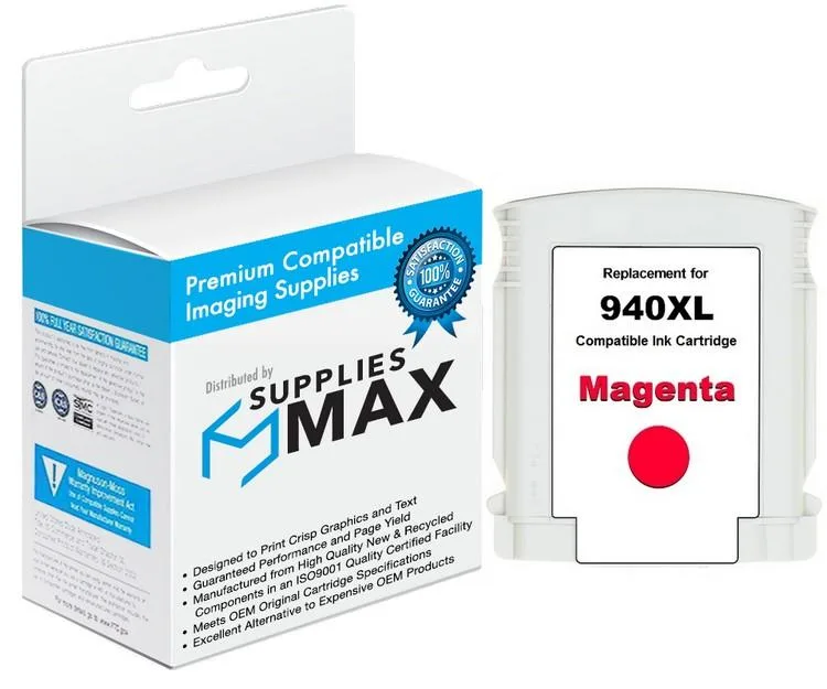 SuppliesMax SuppliesMax HP 940XL C4908AN Magenta Inkjet Cartridge 1400 Pages — product photo