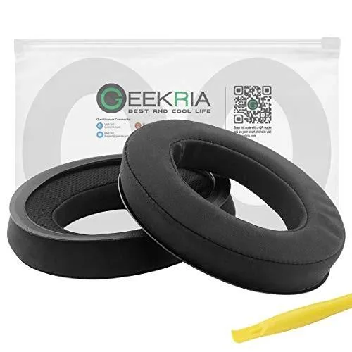 Geekria Geekria Comfort Velour Replacement Ear Pads for Sennheiser HD598, HD595 (Black) — product photo