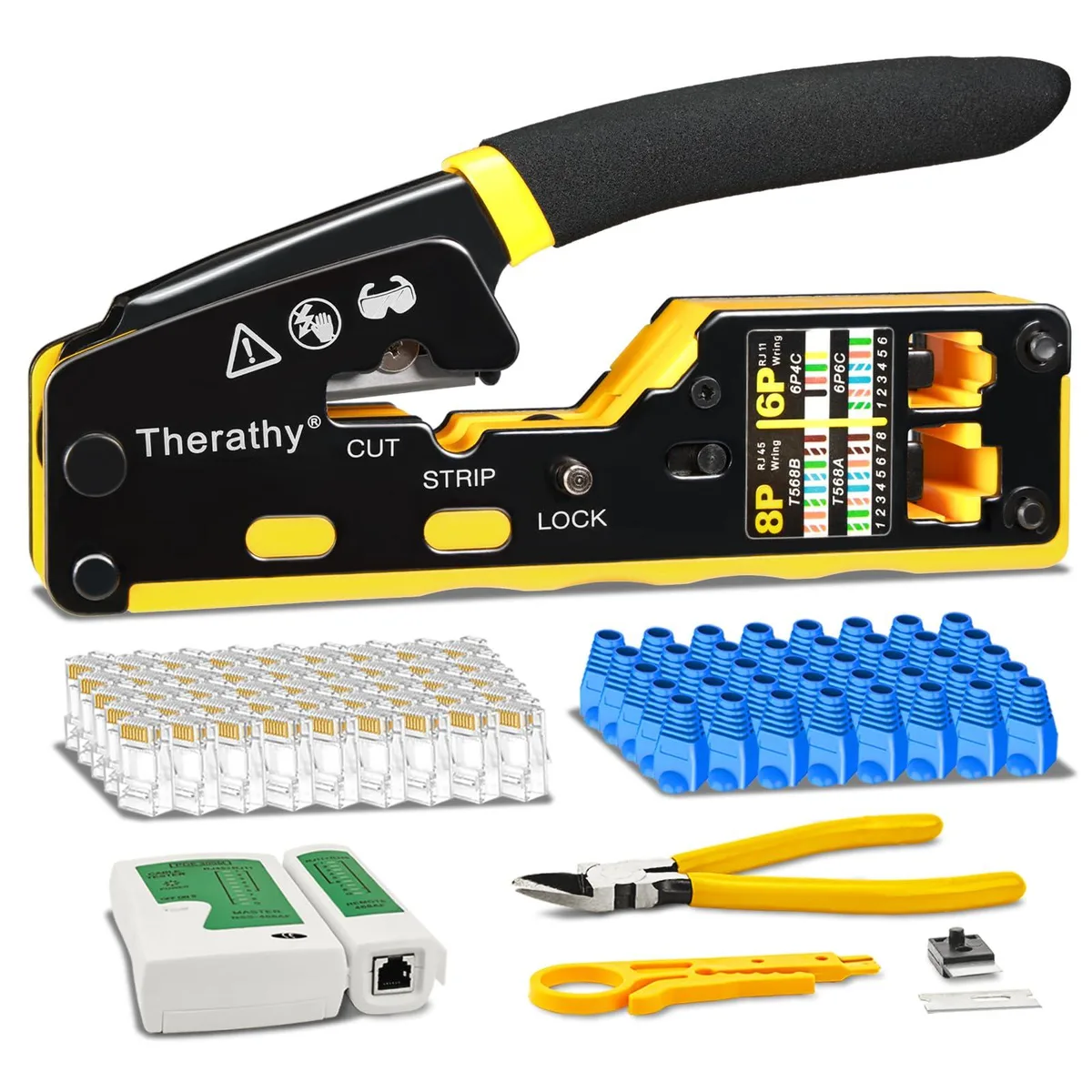  Zebra CAT5/5e/6 Crimp Kit RJ45 Crimper Black 0.88 kg — product photo