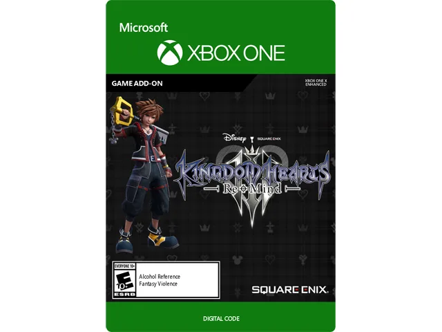 SQUARE ENIX USA SQUARE ENIX USA 7D4-00535 KINGDOM HEARTS III Re Mind DLC Xbox One downloadable game — product photo