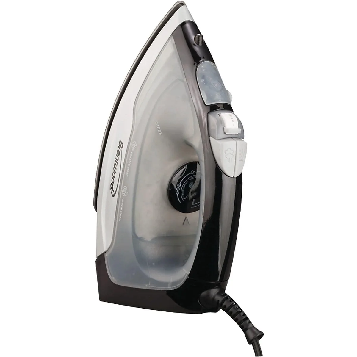 Brentwood MPI-53 1000 W Steam Iron, Black — product photo