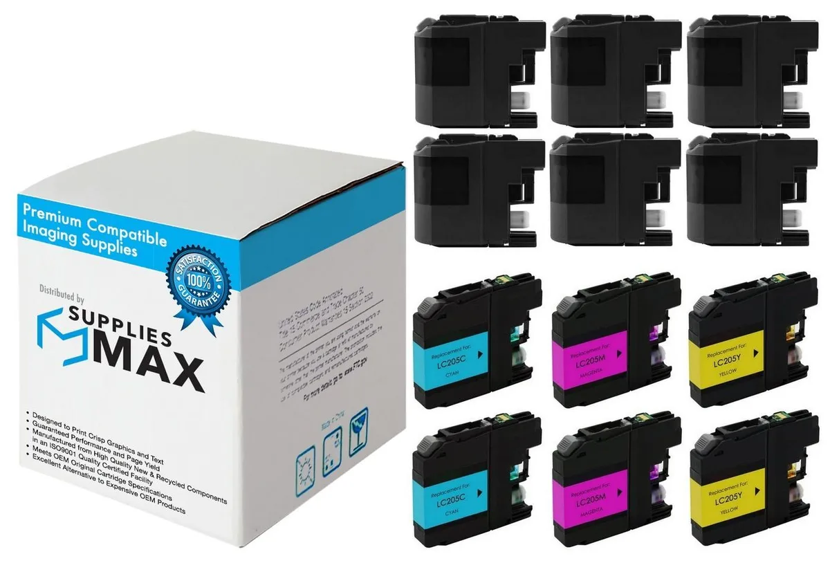SuppliesMax SuppliesMax BRTLC-2096BK2CMY Inkjet Combo Pack (6 BK / 2 C/M/Y) 2400 pages — product photo