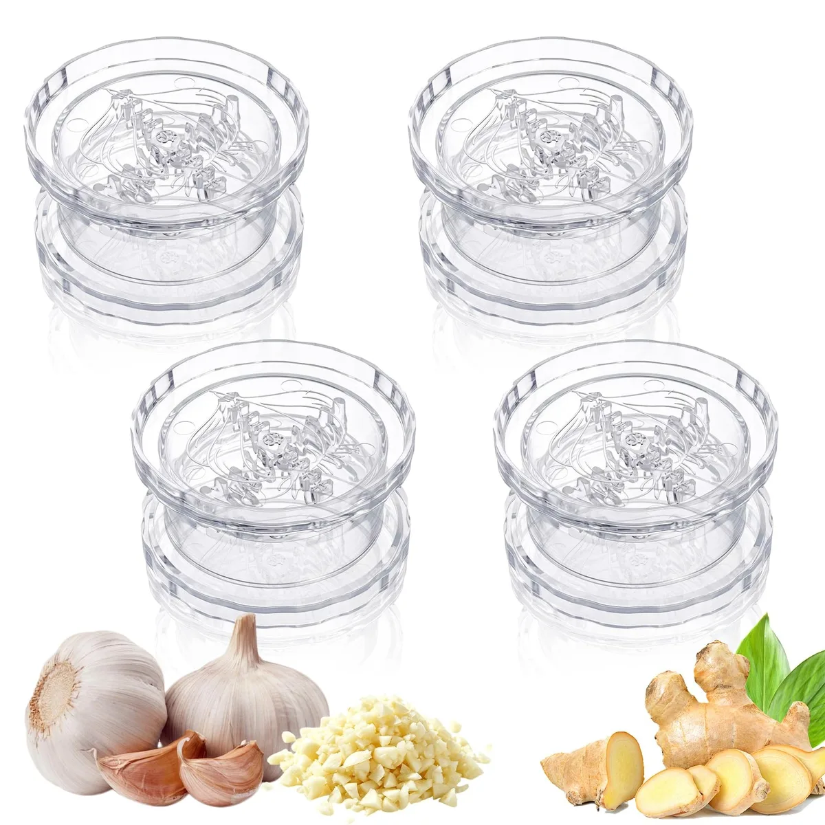  Generic GPC-618PC commercial kitchen appliance garlic press set of 4 — product photo