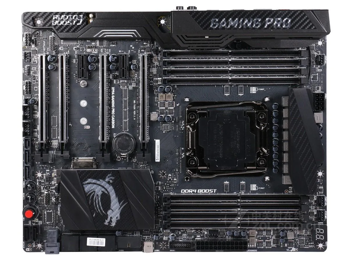 MSI MSI X99A GAMING PRO CARBON Intel X99 motherboard — product photo