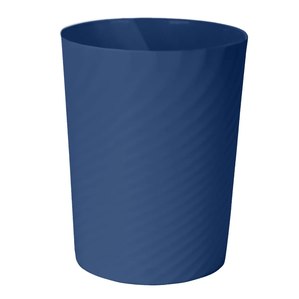  VKPLITE 1.8 Gallon Blue Plastic Trash Can 12 Pack 1125730 — product photo