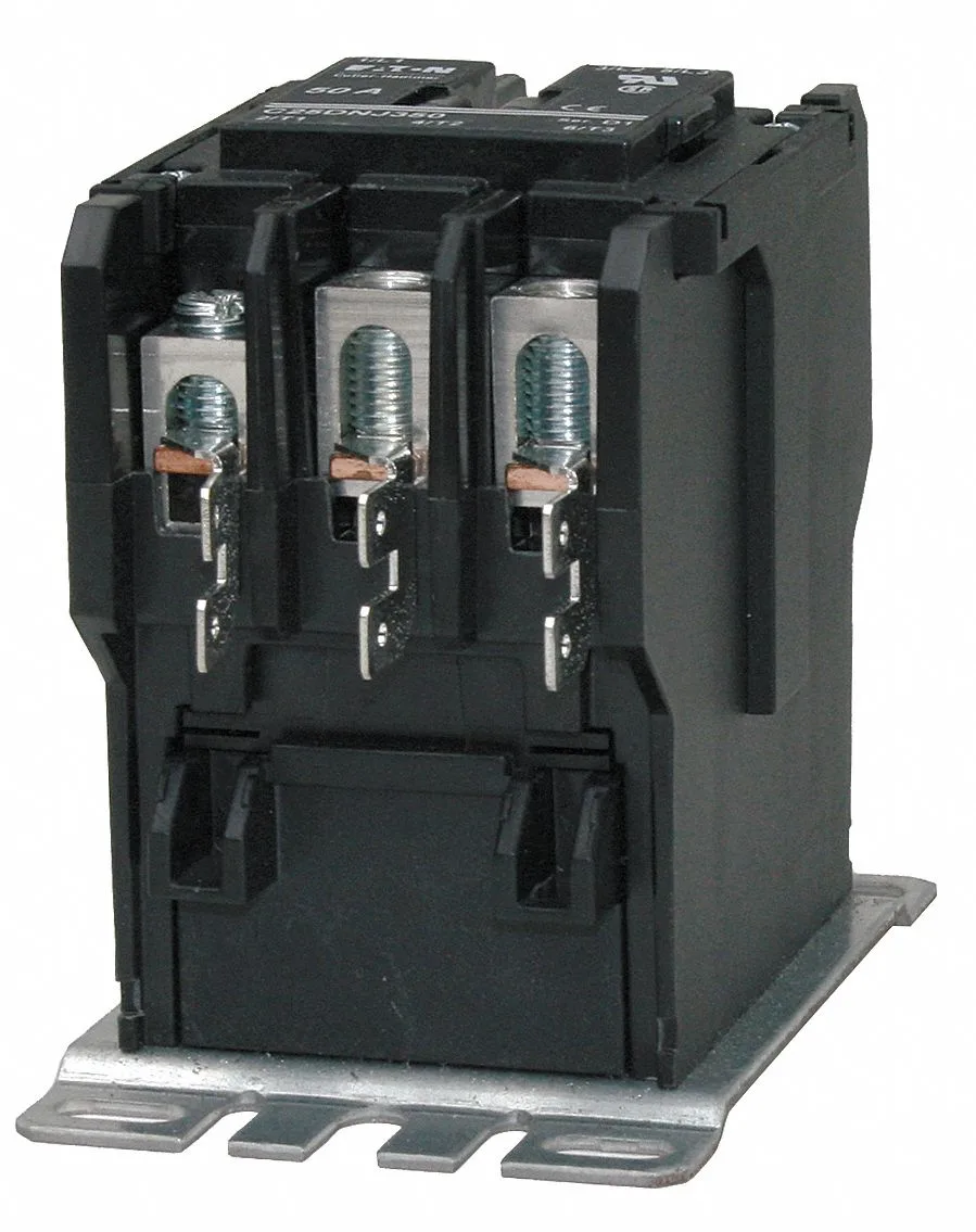 Eaton C25FNF360B 3-pole contactor, open frame, grey housing