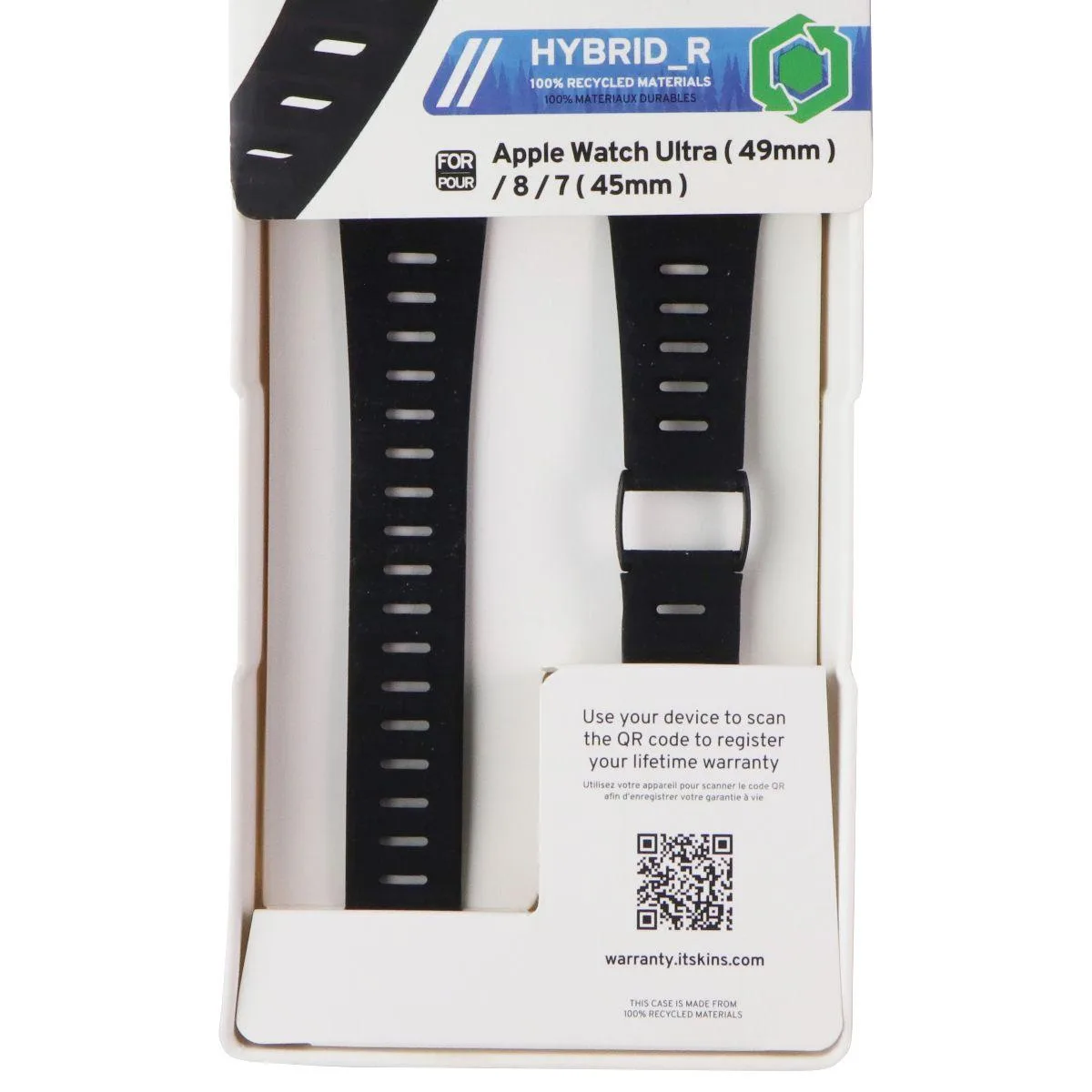 ITSKINS ITSKINS Hybrid_R Silicone Band 45/49mm Black — product photo
