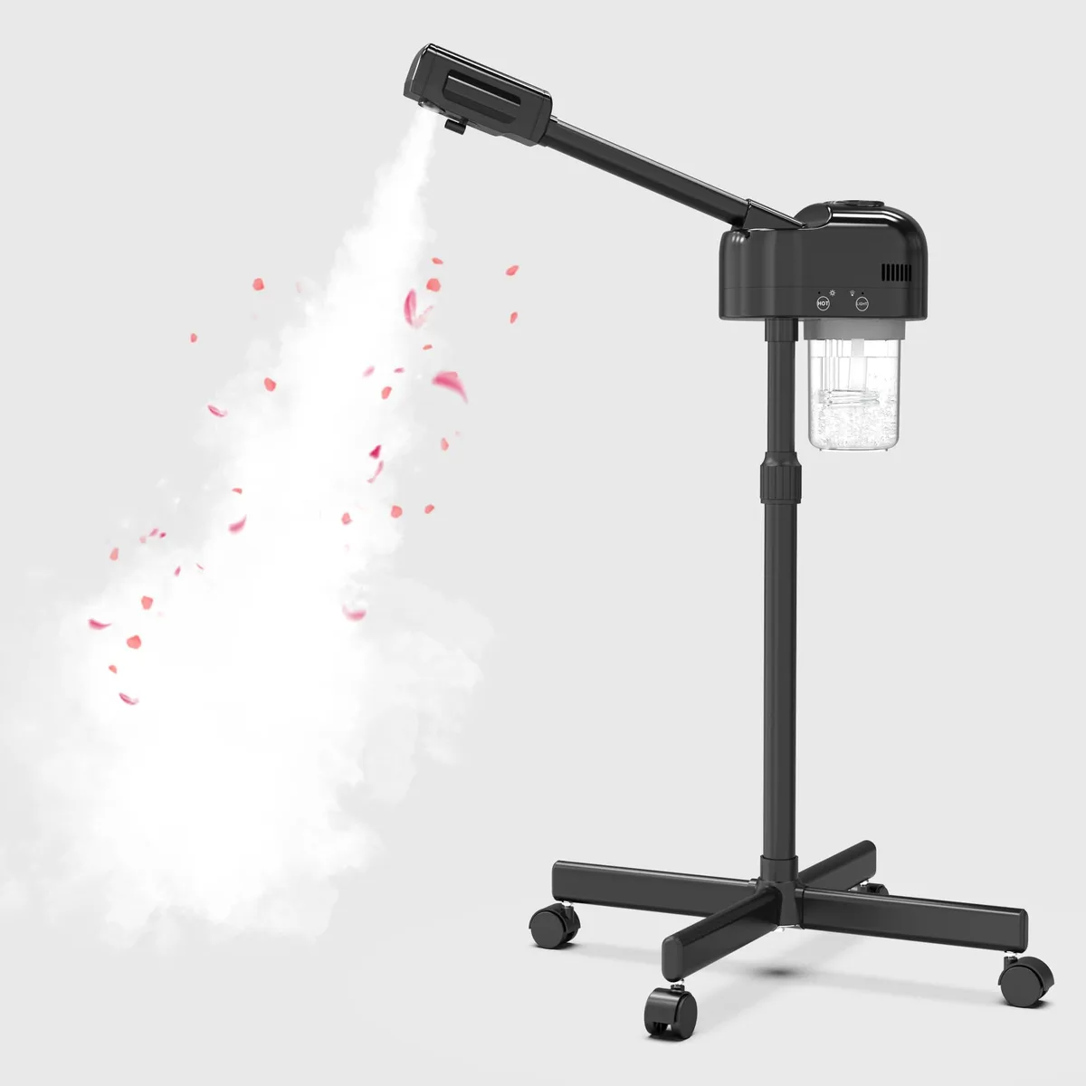  TASALON Professional Facial Steamer Black 600ml 800W — product photo