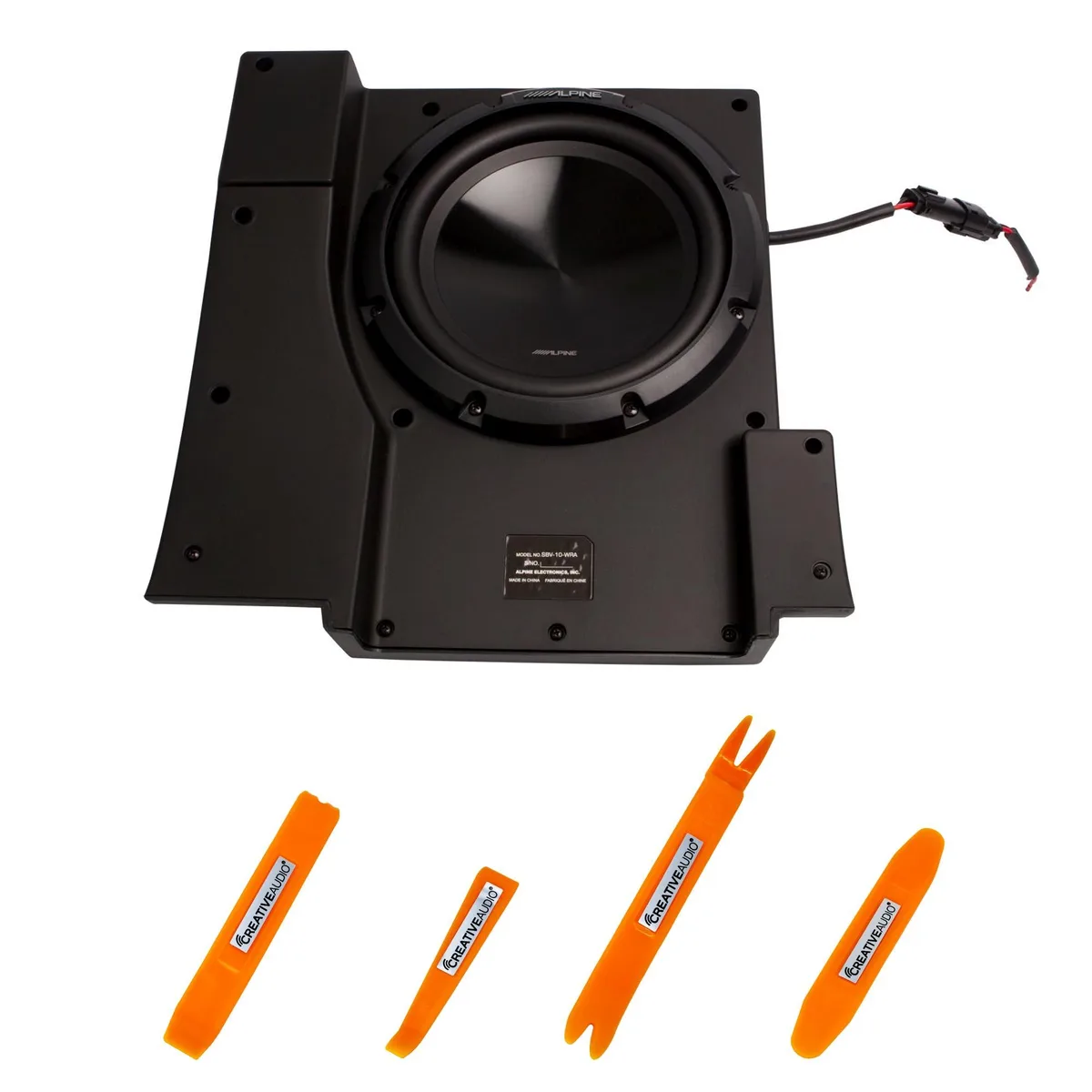 Alpine Alpine SBV-10-WRA 10-Inch Car Subwoofer for 2007-2018 Jeep Wrangler JKU — product photo