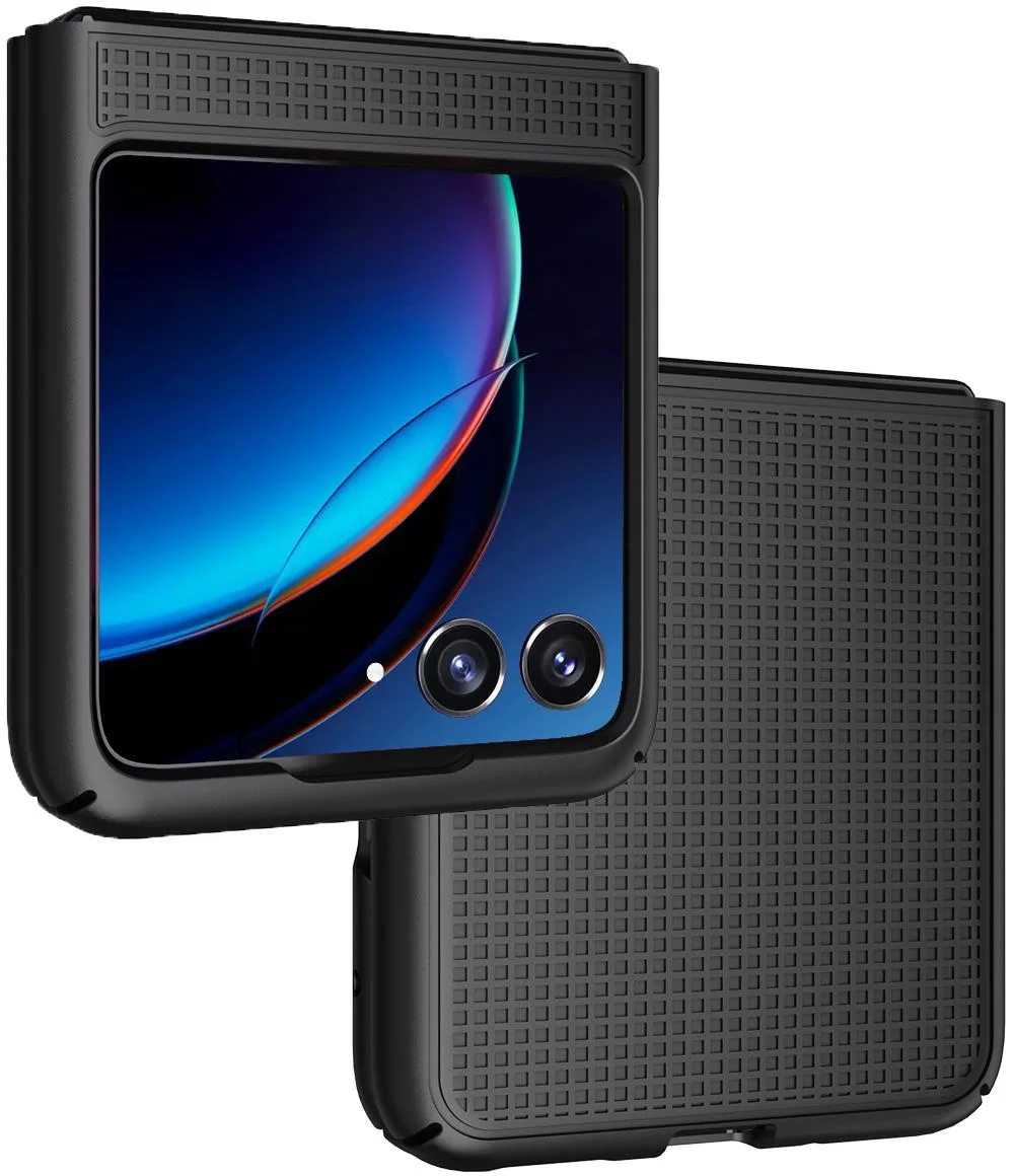 Nakedcellphone Nakedcellphone Grid Textured Hard Case for Motorola RAZR+ 2023 — product photo