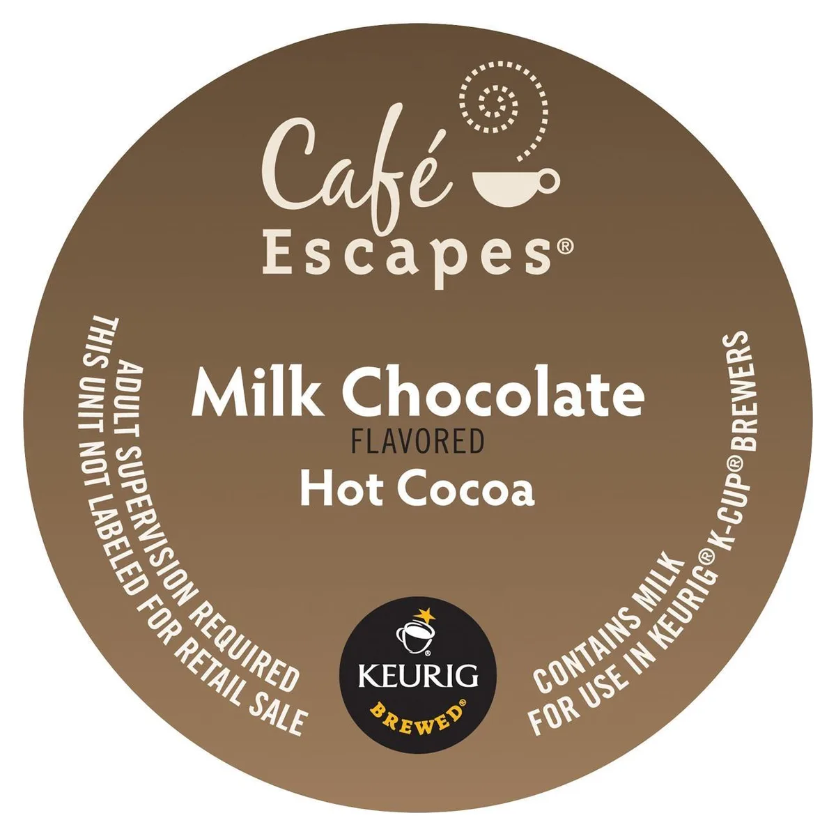 Keurig Keurig T6801 Café Escapes Milk Chocolate Hot Cocoa 24-count K-Cup pods — product photo