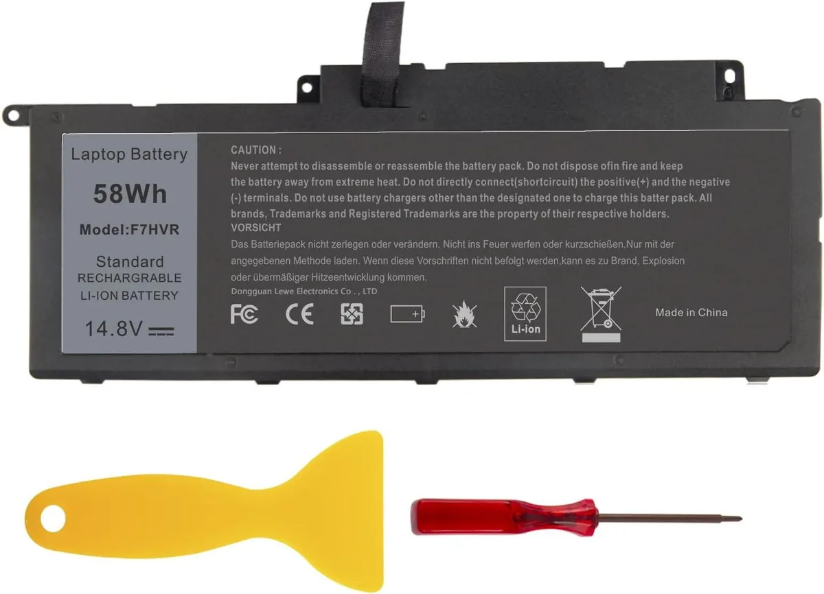 PISKEKAT PISKEKAT F7HVR laptop battery 14.8V 58WH for Dell Inspiron 15 7537 17 7737 — product photo