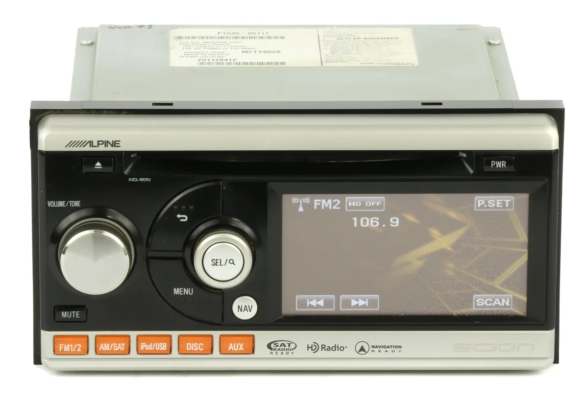 1 Factory Radio 1 Factory Radio PT545-00111 AM FM CD receiver 2008-14 Scion XD 2010-12 TC — product photo
