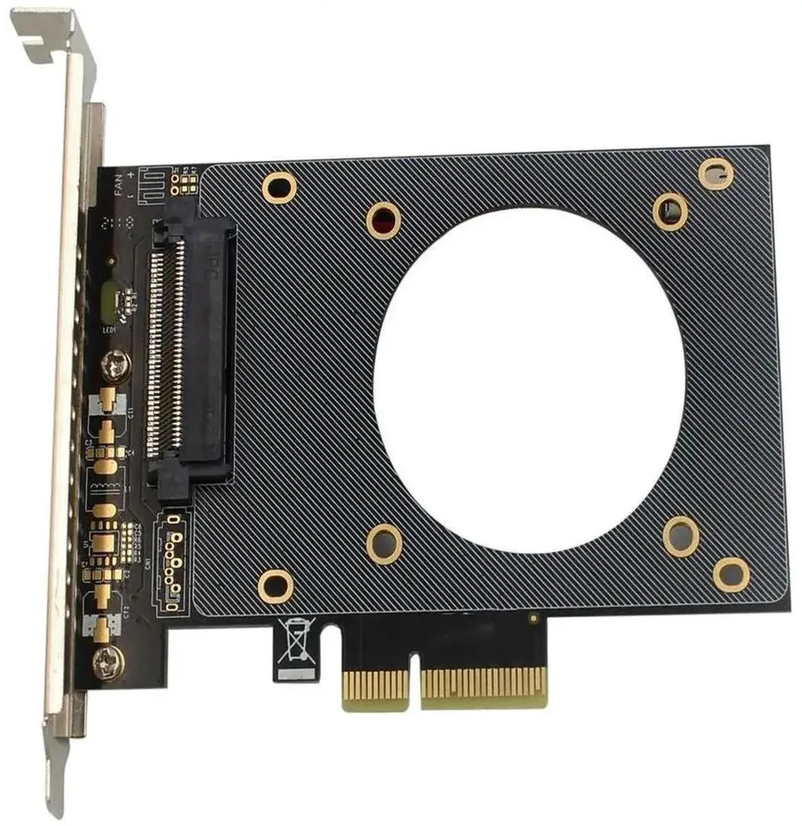 SMUGDESK SMUGDESK U.2 SFF-8639 to PCIe 3.0 X4 Adapter Card — product photo
