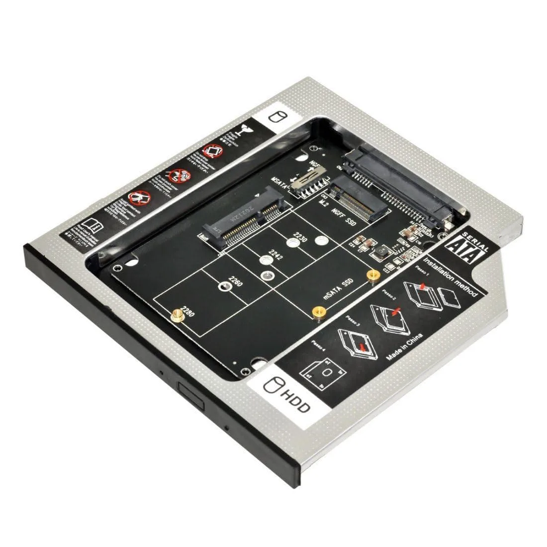 Vszerda Vszerda SA-025 9.5mm M.2 NGFF/mSATA to SATA drive enclosure — product photo