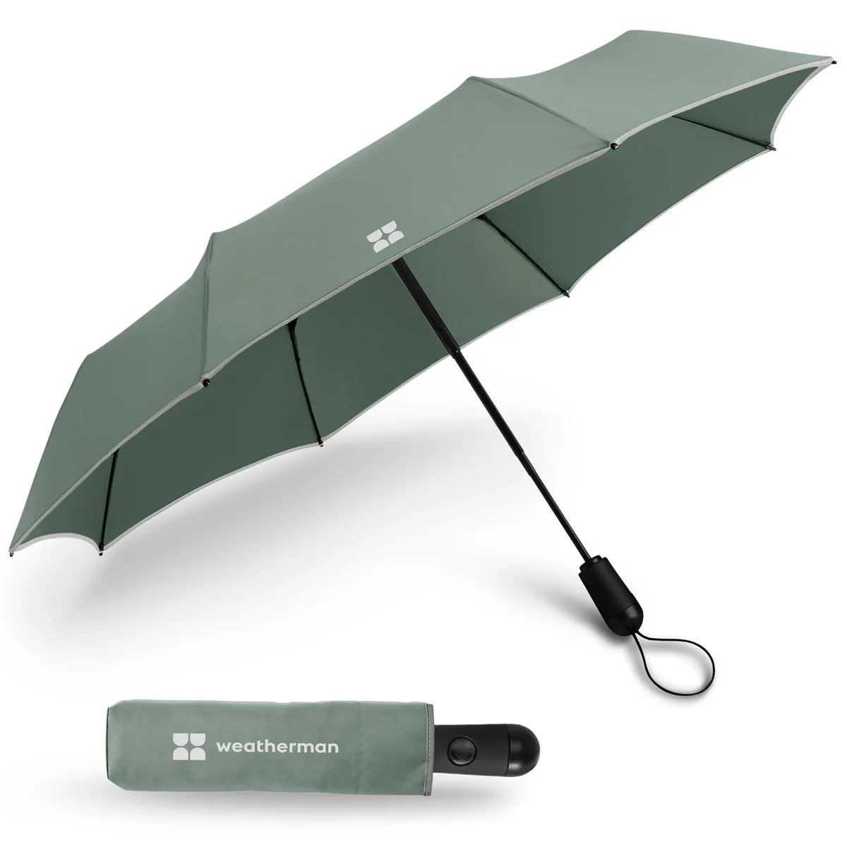  Weatherman 10001-310-00007 Sage Auto Open Umbrella — product photo