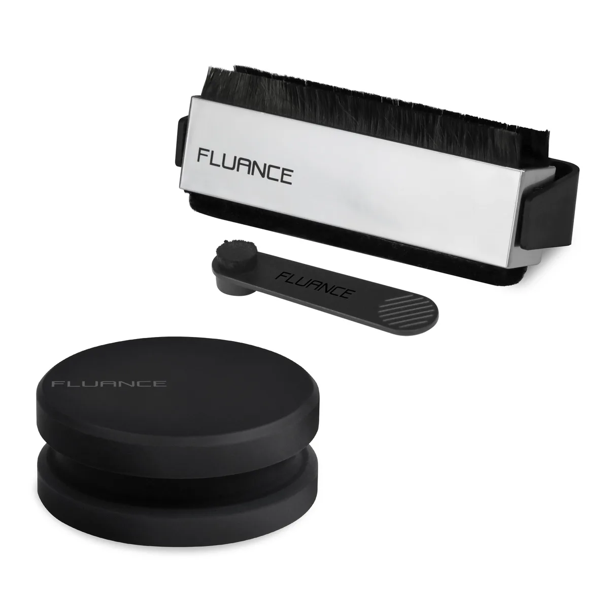 Fluance Fluance Vinyl Record Accessory Kit VB52RW03 760gram Record Weight and Cleaning Kit — product photo