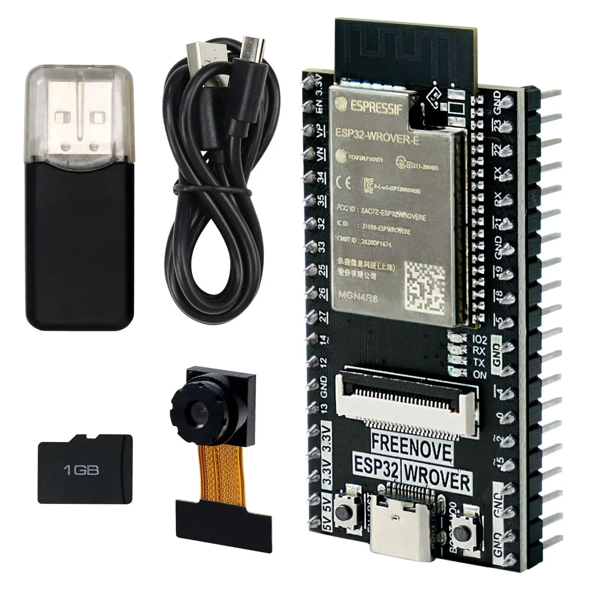 KEHIPI KEHIPI ESP32 CAM Development Board FNK0060B 240 MHz 4 MB Flash 8 MB PSRAM — product photo