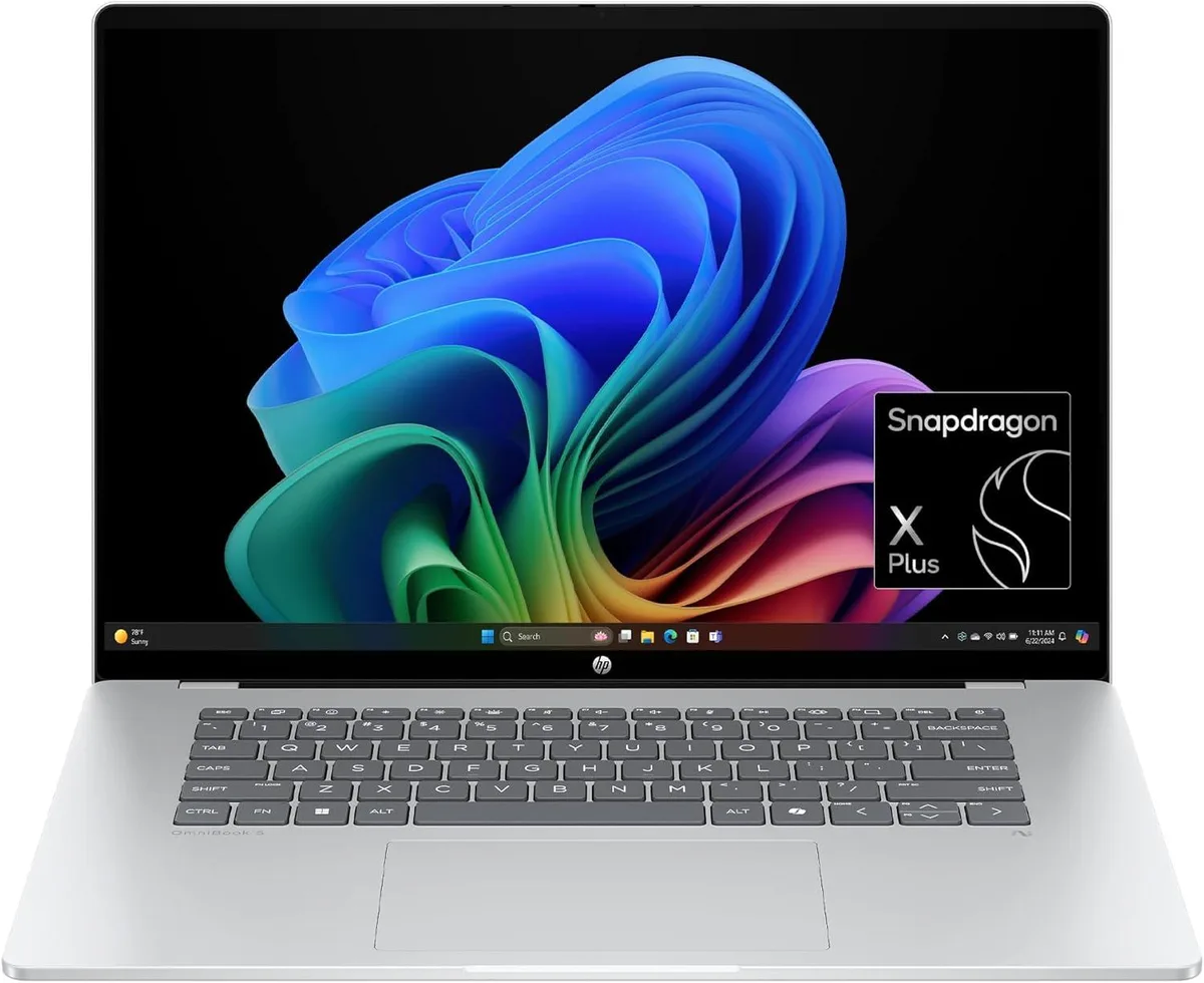 HP HP OmniBook 5 16-fb0000nr 16.0" 2K OLED Touch Snapdragon X Plus X1P-42-100 16GB 512GB — product photo