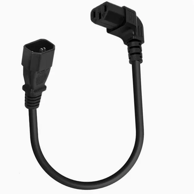Enfain Enfain 90° C13 to C14 extension power cord 40 cm — product photo