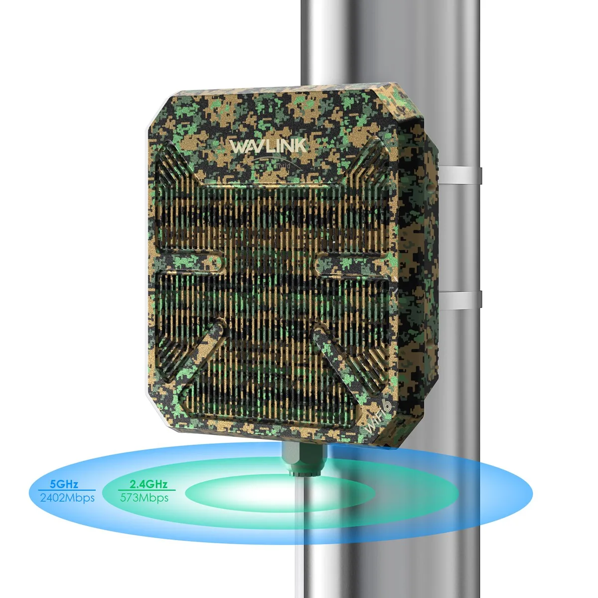 Wavlink Wavlink WL-WN573HP3 AX3000 outdoor wireless range extender access point PoE IP67 waterproof mesh — product photo