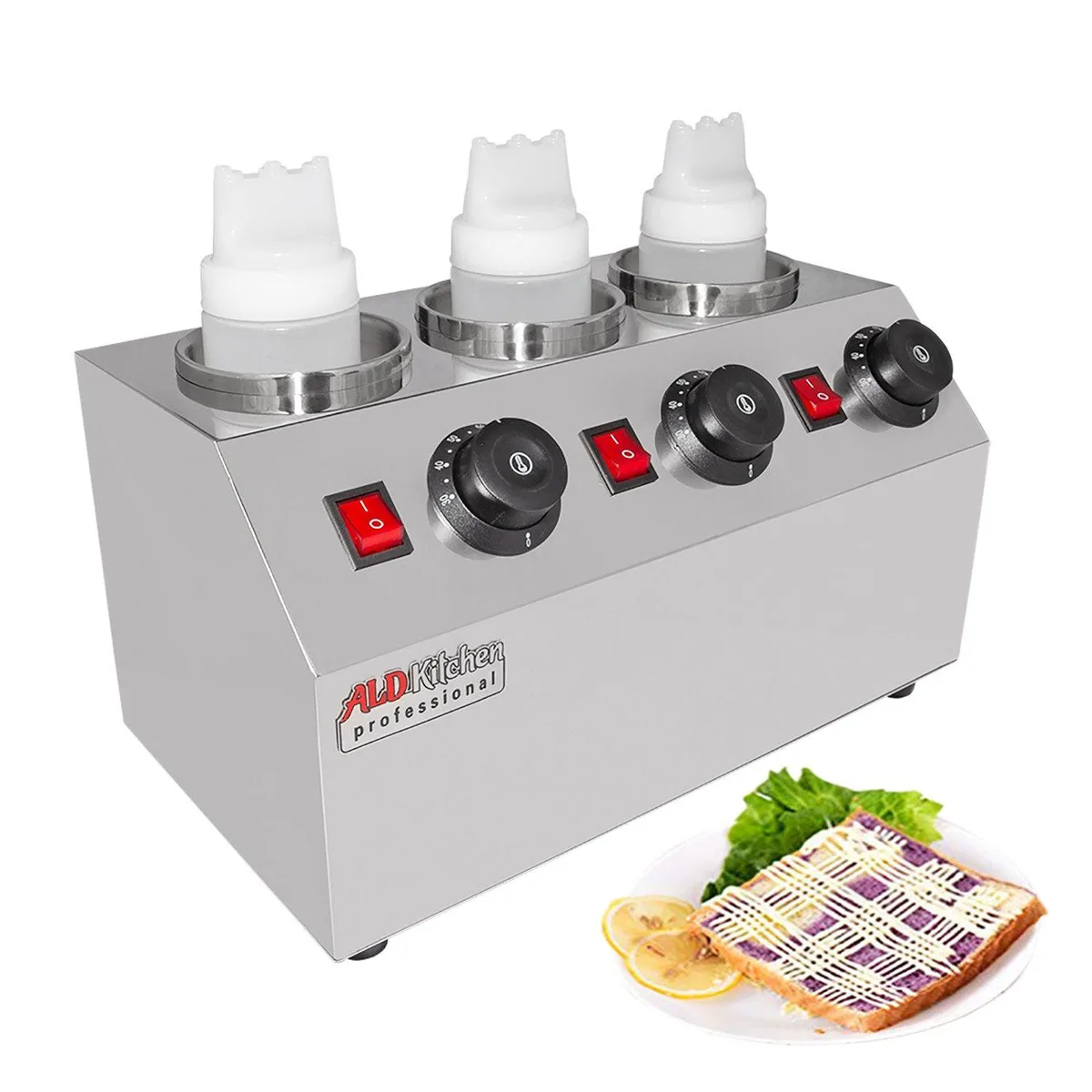 ALDKitchen ALDKitchen AP-312S 3-head sauce dispenser coffee grinder — product photo