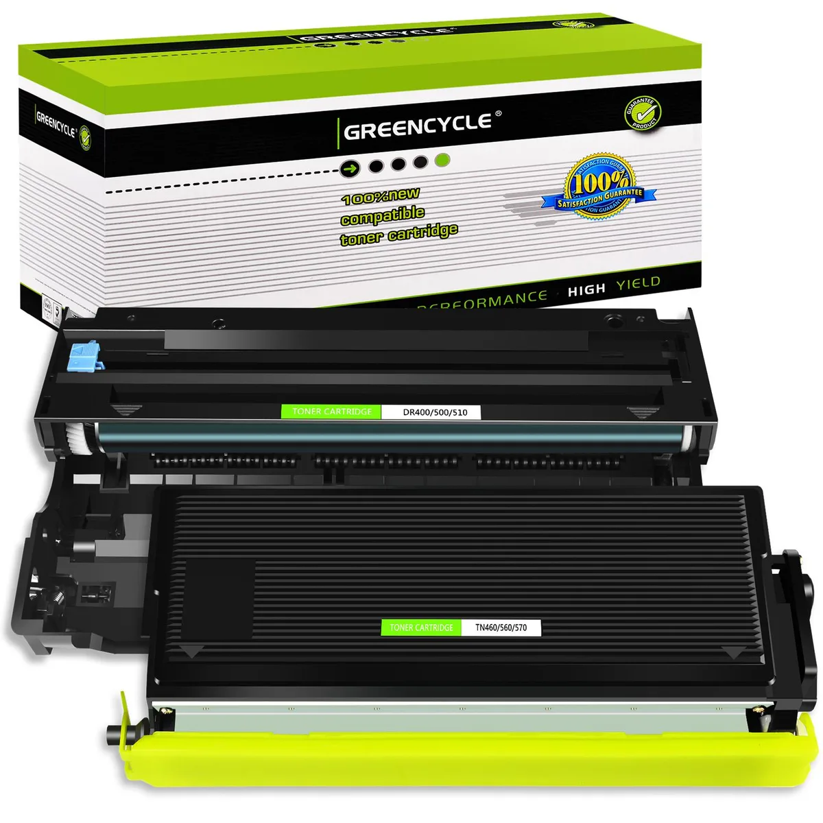 GREENCYCLE GREENCYCLE TN570 Toner &amp; DR510 Drum Combo Pack — product photo