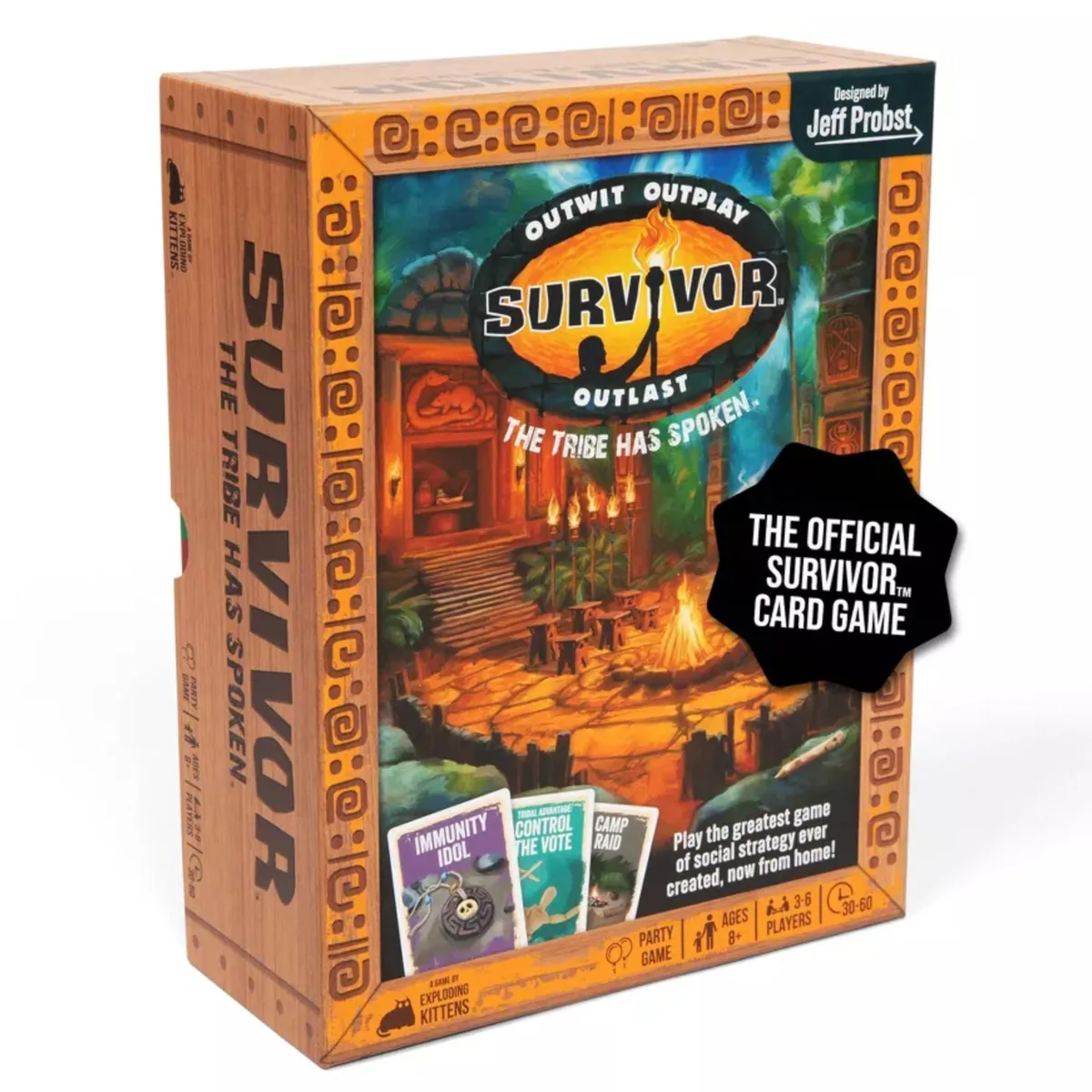  Survivor SURV-CORE-3 Card Game 3-6 Players Ages 8+ 30 Min 67 Action Cards 12 Character Cards — product photo