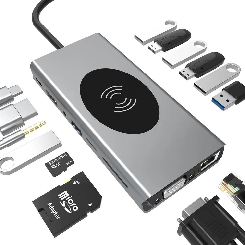 Jansicotek Jansicotek BXS15IN1 15-in-1 USB-C modular adapter — product photo