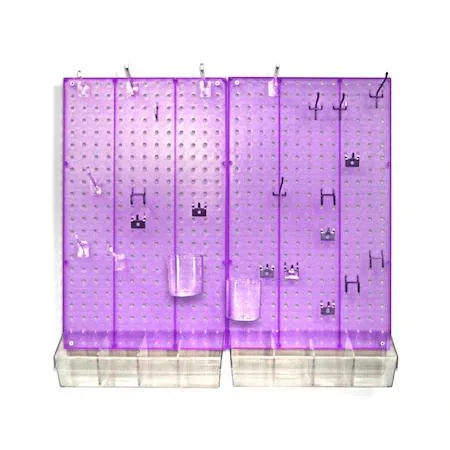 Azar Displays Azar Displays 900945-PUR 70-Piece Pegboard Organizer Kit — product photo