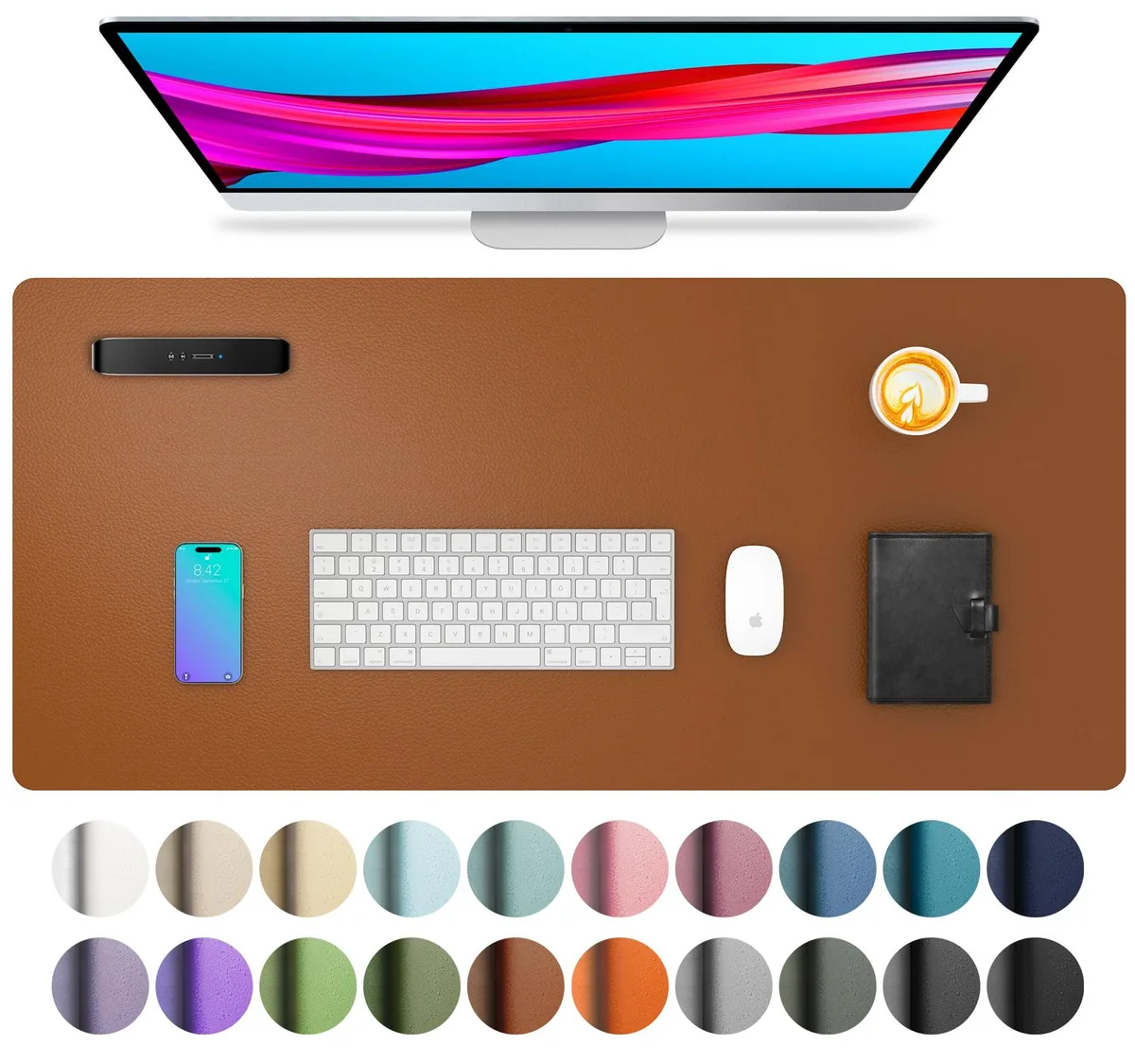  Keychron CA-001 Mouse Pad Brown 23.6" x 13.7" 2mm — product photo