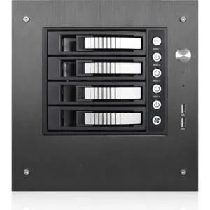 iStarUSA Inc. iStarUSA Inc. S-35-B4SL server chassis 4×3.5" hot-swap mini-ITX — product photo